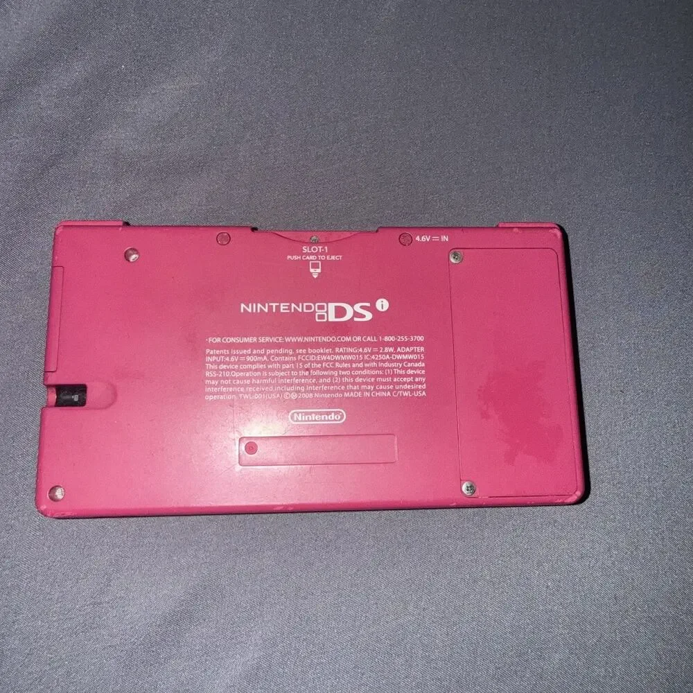 Nintendo DS Console Hot Pink Handheld System No Charger/stylus